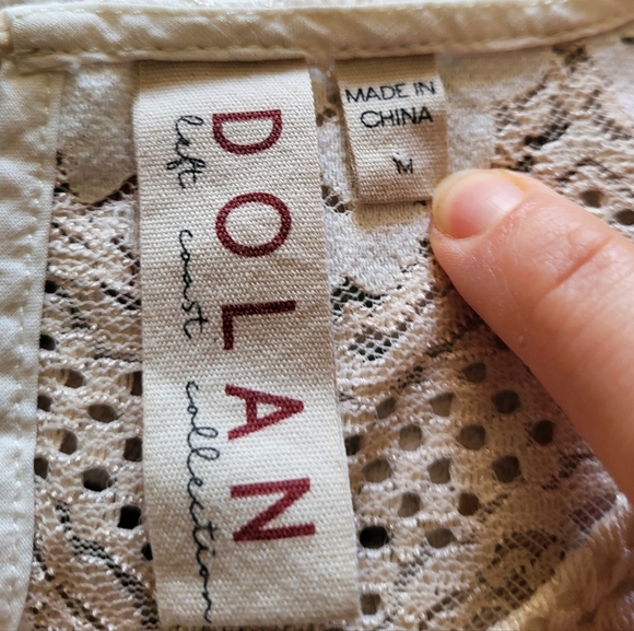 Pre-owned Anthropologie Dolan Left Coast Printed Peplum TOP Size M Boho - Picture 3 of 8